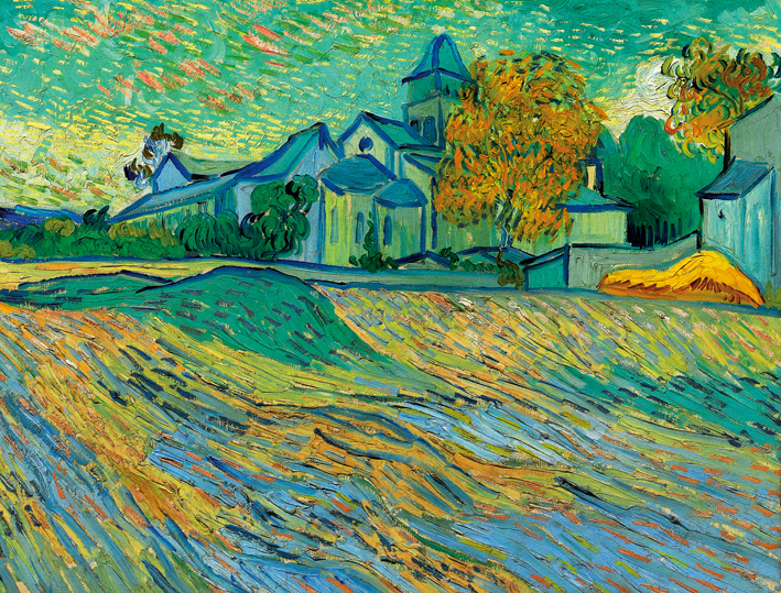  文森特·威廉·梵高  Vincent Willen Van Gogh —— 圣保罗教堂风光